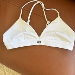 ALO Yoga White Sports Bra